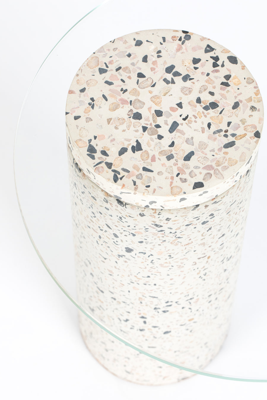 Zijtafel Rosalina Terrazzo Wit