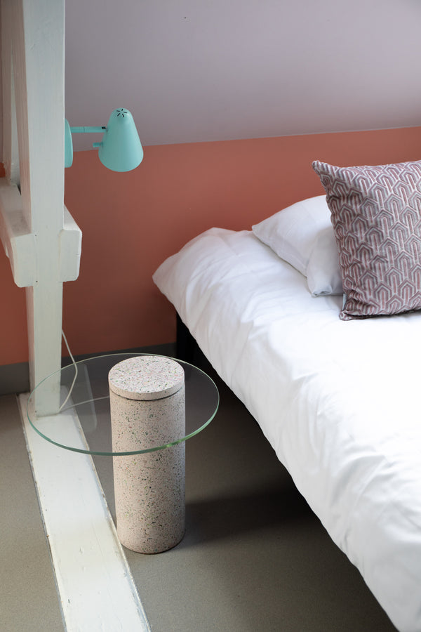 Zijtafel Rosalina Terrazzo Wit