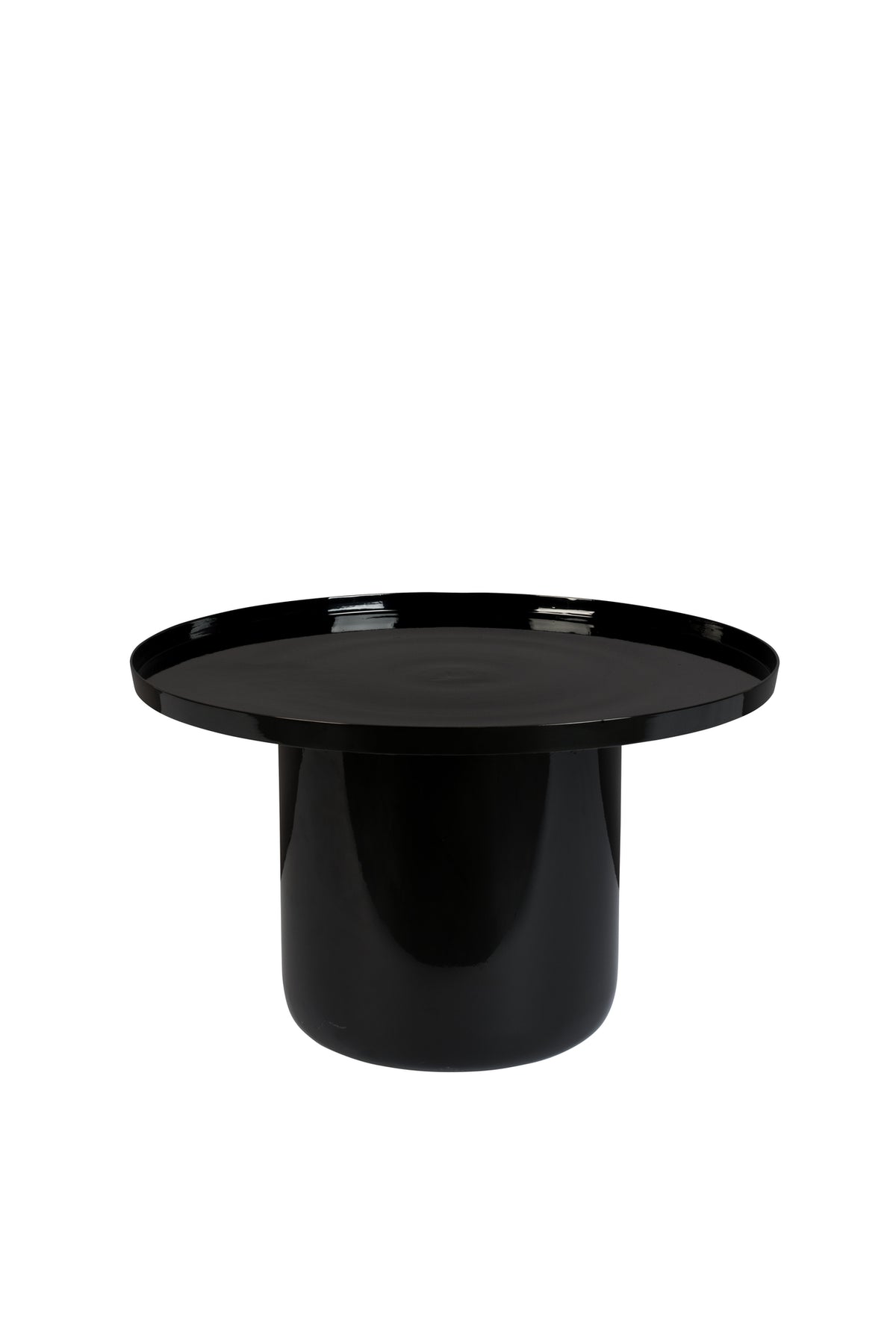 Shiny bomb salontafel rond 67 cm metaal zwart