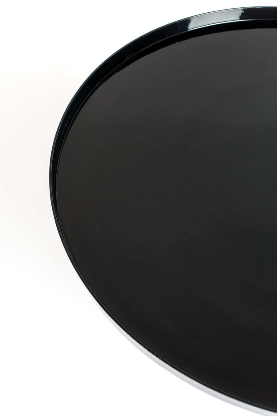 Shiny bomb salontafel rond 67 cm metaal zwart