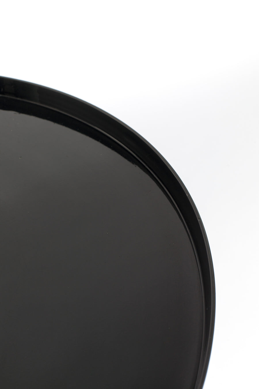 Shiny bomb salontafel rond 67 cm metaal zwart