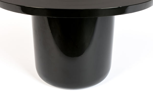 Shiny bomb salontafel rond 67 cm metaal zwart