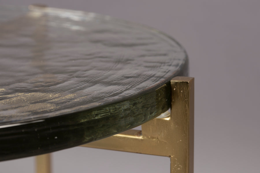 Zijtafel Vidrio Messing