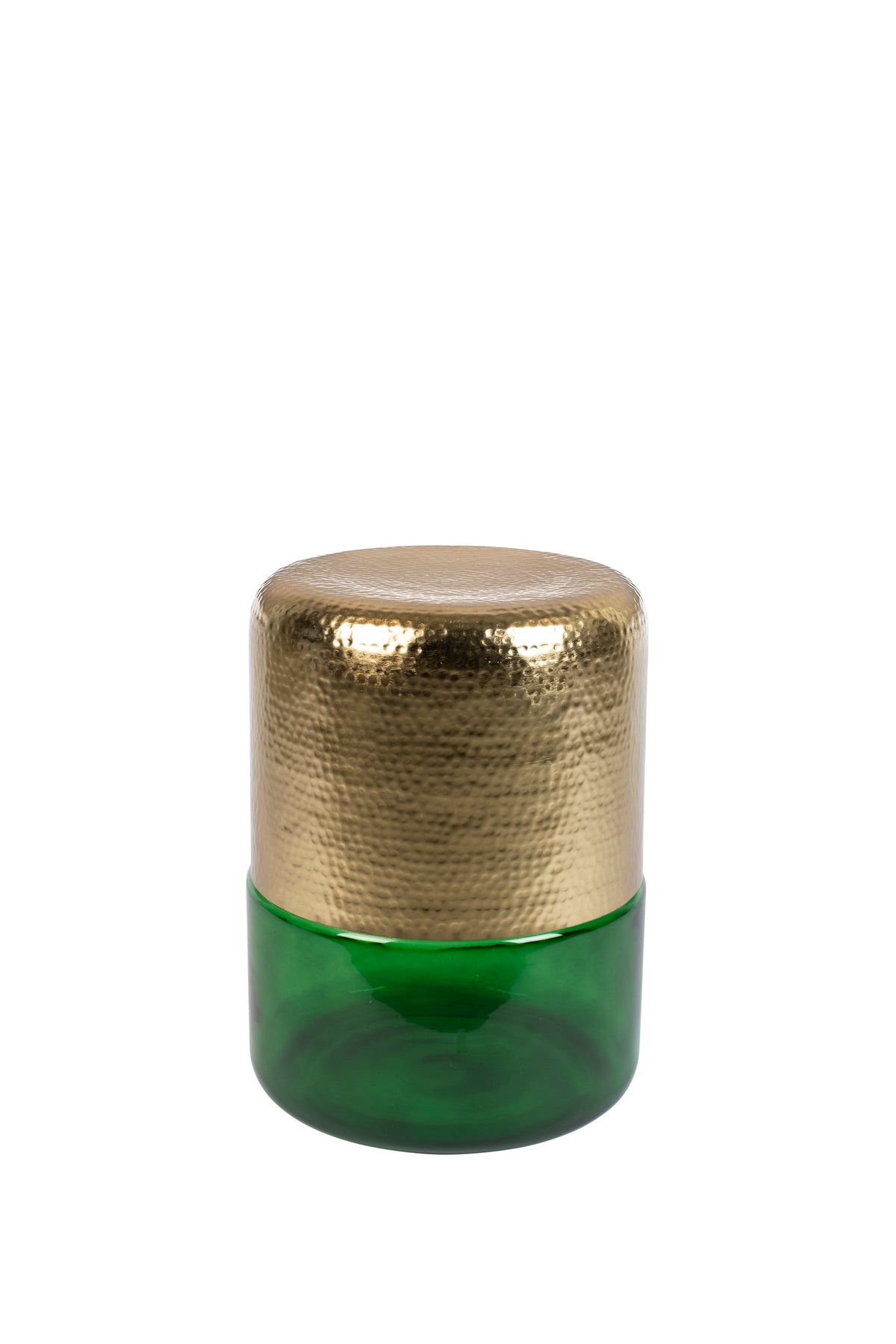 Cave bijzettafel groen/ goud