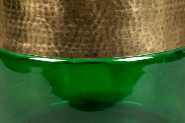 Cave bijzettafel groen/ goud