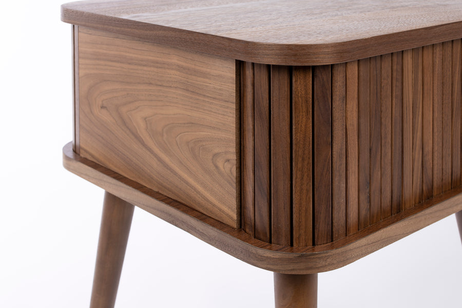 Zijtafel Barbier Notenhout