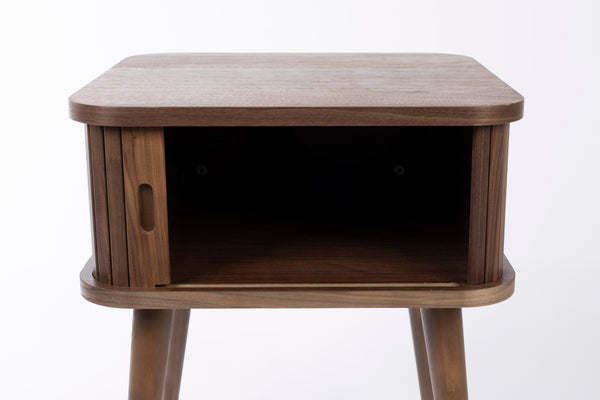 Zijtafel Barbier Notenhout
