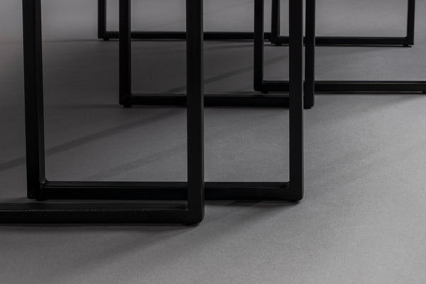 Salontafel Winston Set van 3 Zwart