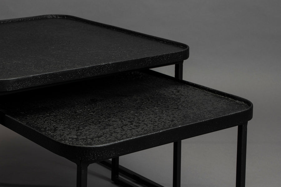 Salontafel Winston Set van 2 Zwart