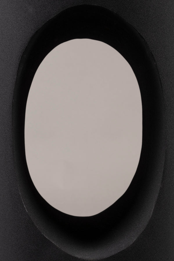 Sai bijzettafel rond 30 cm metaal zwart