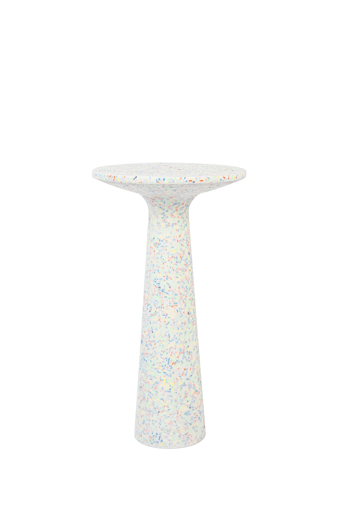 Victoria bijzettafel rond 30 cm gerecycled plastic