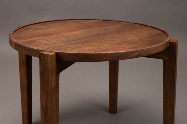 Shane salontafel rond 59 cm acaciahout