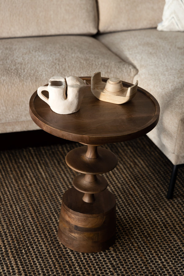 Zijtafel Cath Notenhout