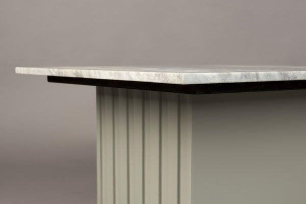Clayton bijzettafel vierkant 40x40 cm marmer