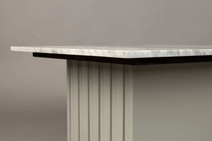 Clayton bijzettafel vierkant 40x40 cm marmer
