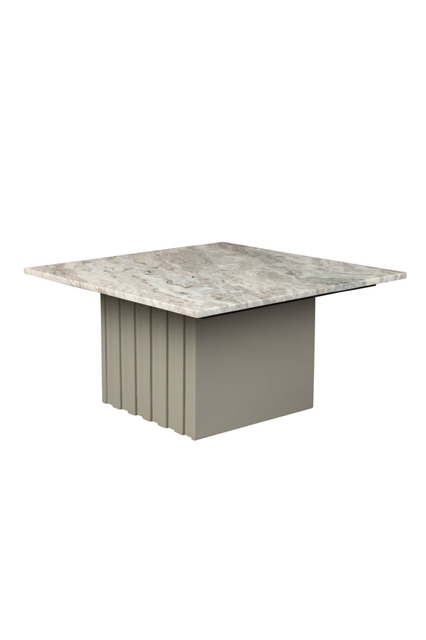 Clayton salontafel vierkant 60x60 cm marmer