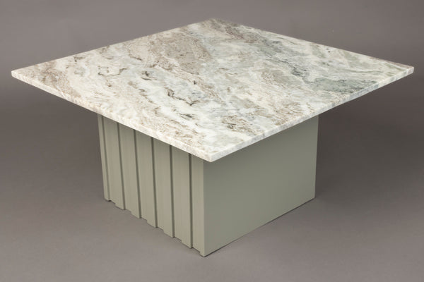 Clayton salontafel vierkant 60x60 cm marmer