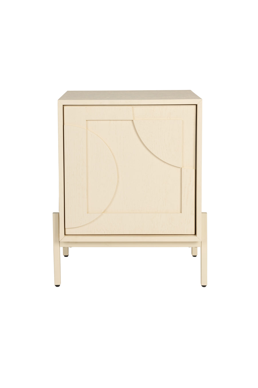 Faces bijzettafel/ nachtkastje hout beige