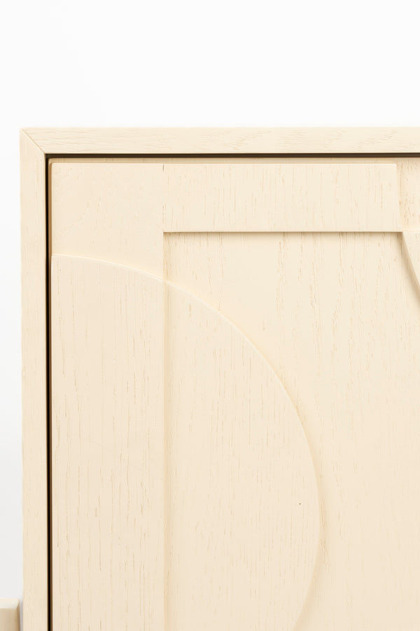 Faces bijzettafel/ nachtkastje hout beige