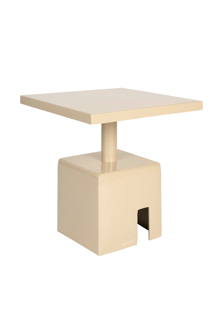 Chubby bijzettafel vierkant 40x40 cm beige