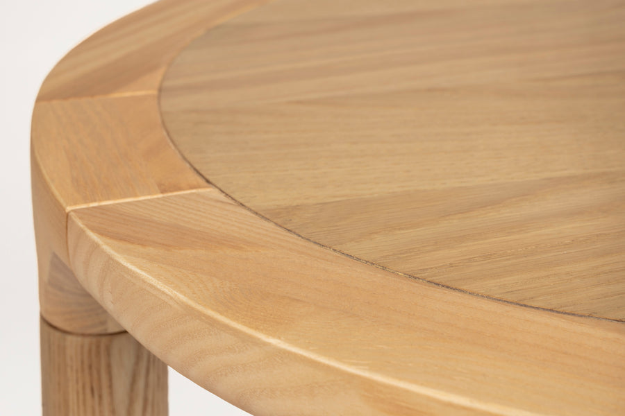 Storm bijzettafel rond 45 cm hout naturel