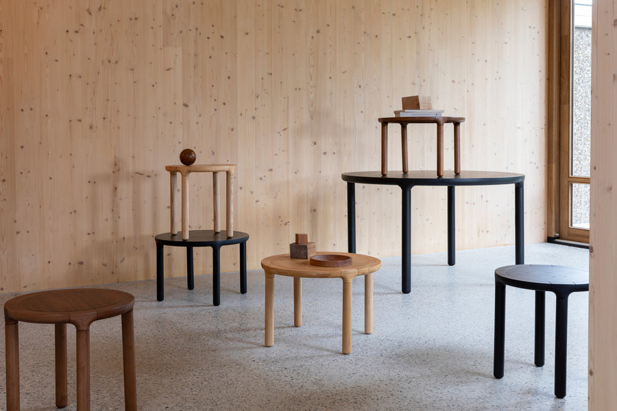 Zijtafel Storm Notenhout