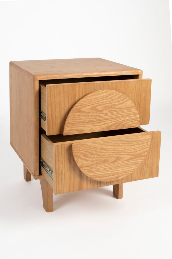 Zijtafel / Bedstand Groove Naturel Eiken