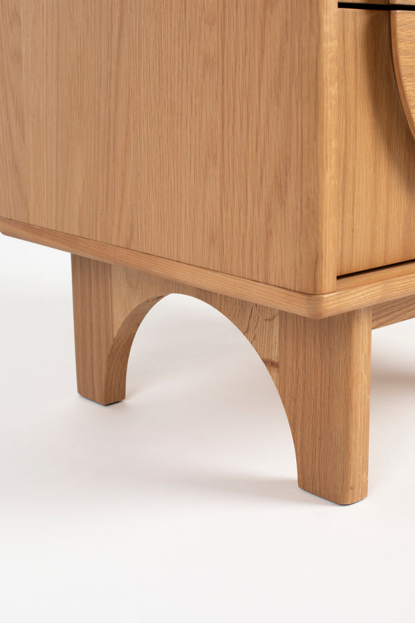 Zijtafel / Bedstand Groove Naturel Eiken