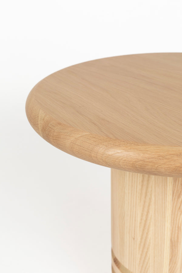 Chunk bijzettafel rond 45 cm hout
