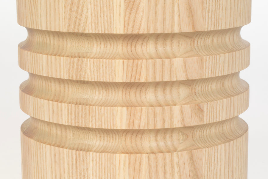 Chunk bijzettafel rond 45 cm hout