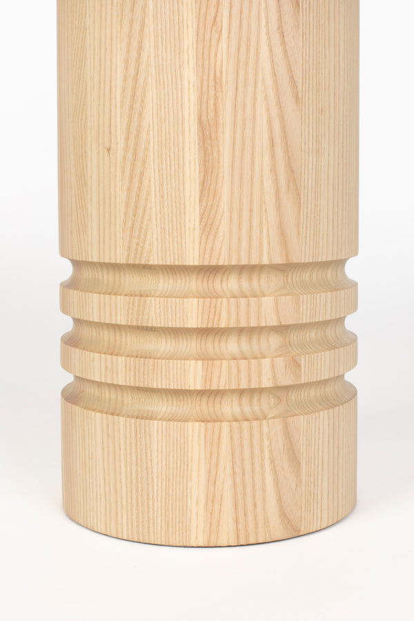 Chunk bijzettafel rond 45 cm hout
