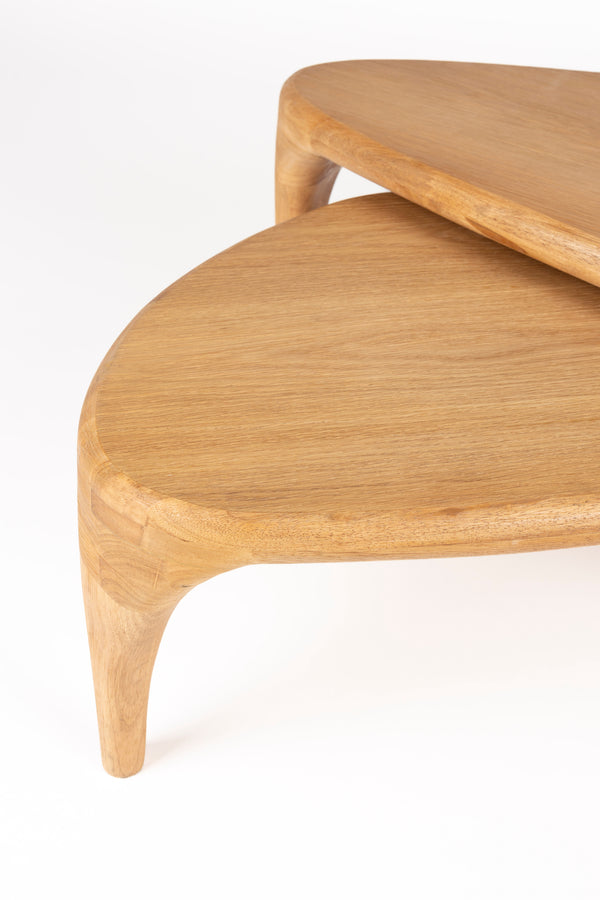 Salontafel Isla Set van 2 Naturel