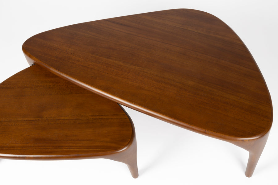 Salontafel Isla Set van 2 Notenhout