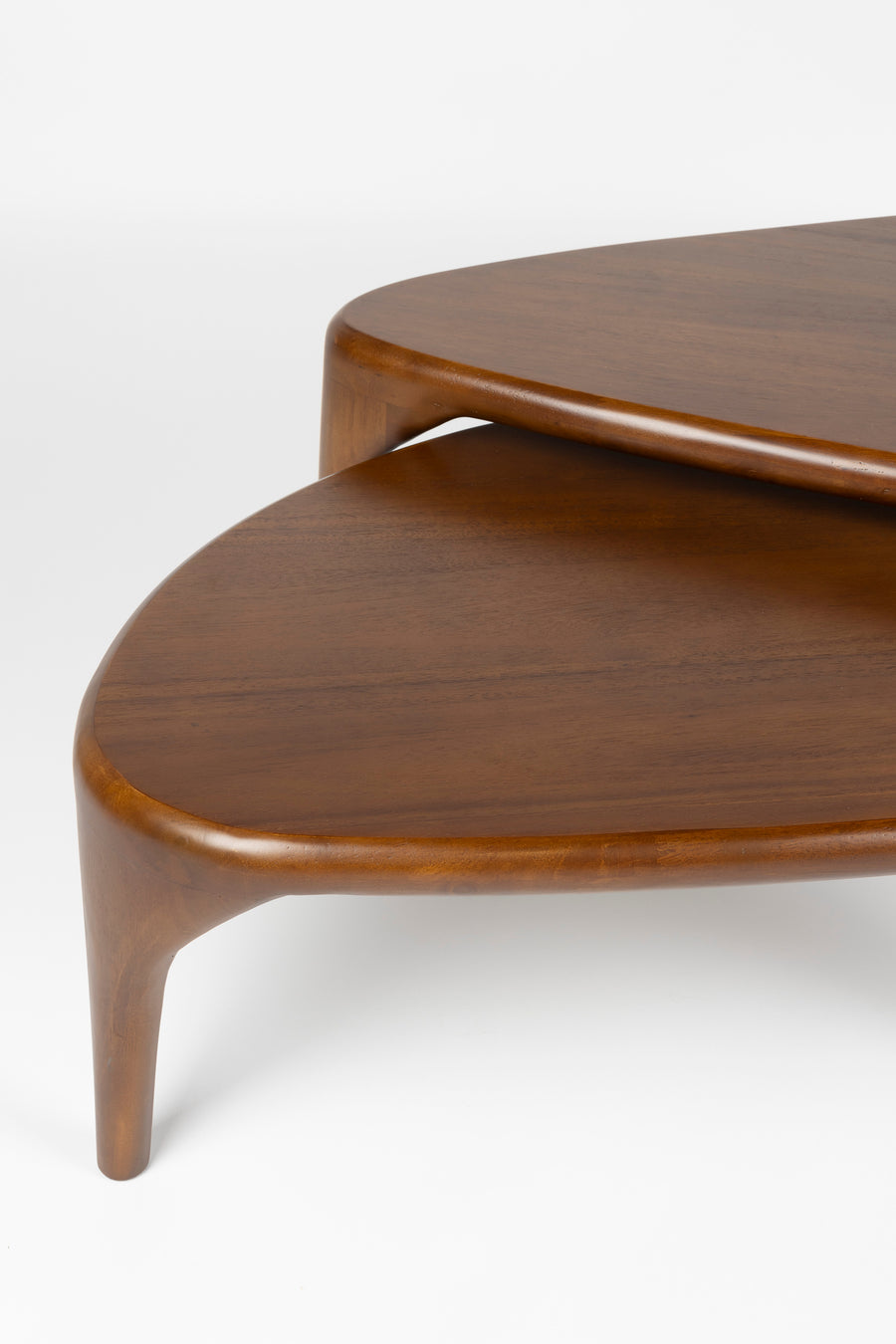 Salontafel Isla Set van 2 Notenhout