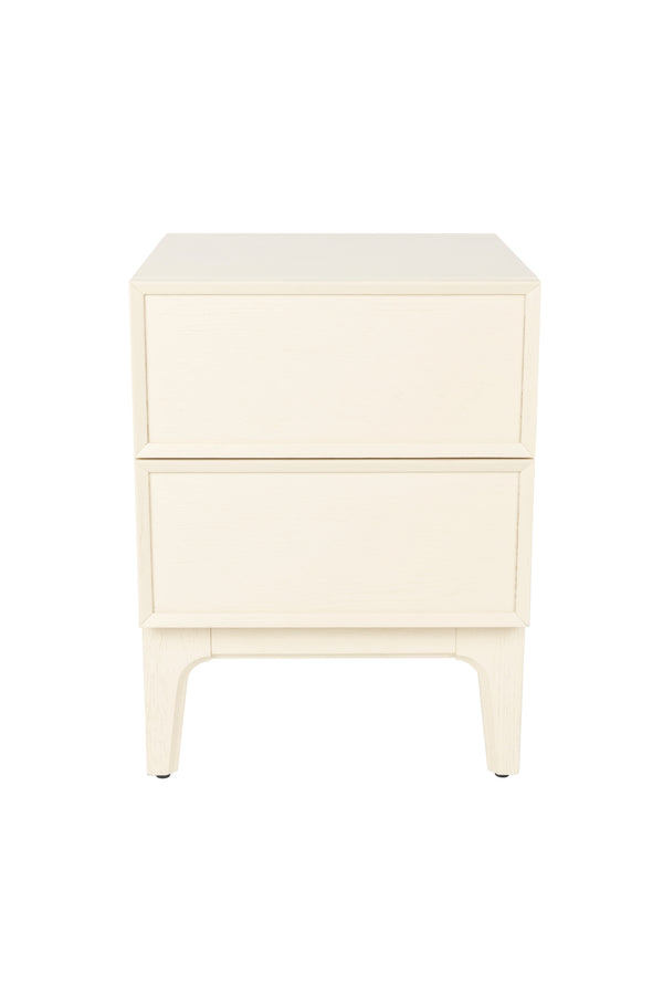 June nachtkastje/ bijzettafel hout beige