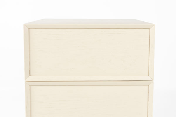 June nachtkastje/ bijzettafel hout beige