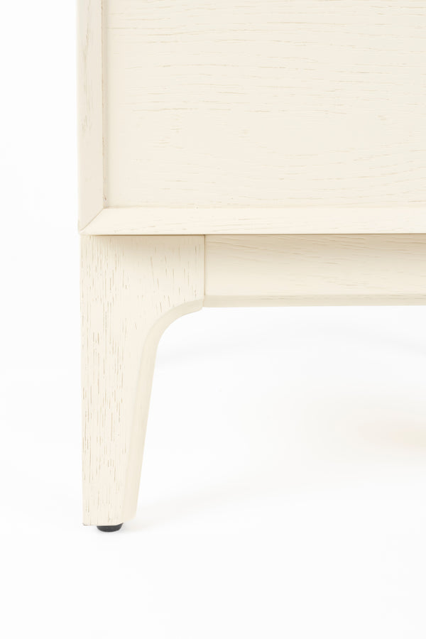 June nachtkastje/ bijzettafel hout beige