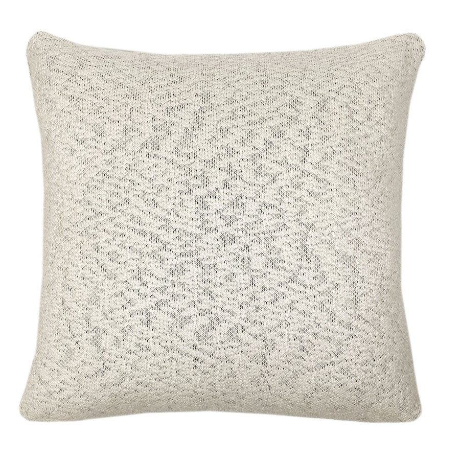 Malagoon sierkussen fantasy - gebroken wit - 50x50cm 100% biologisch katoen