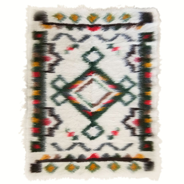 Malagoon vloerkleed multicolor miracle - gebroken wit, meerkleurig - 150x200cm 100% wol