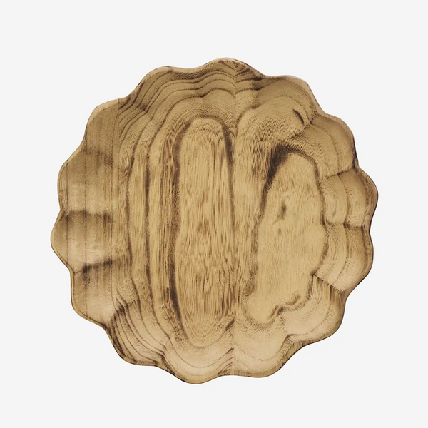 Ronde houten serveerplank