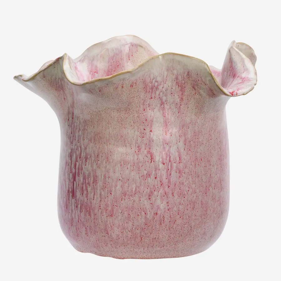 Stoneware flower pot
