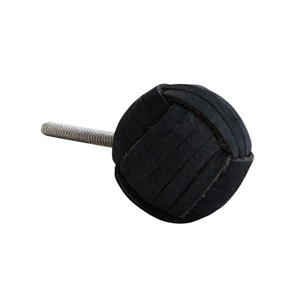 Leather knob