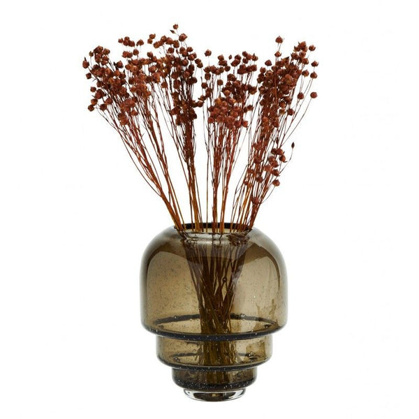 Glass vase w/ bubbles