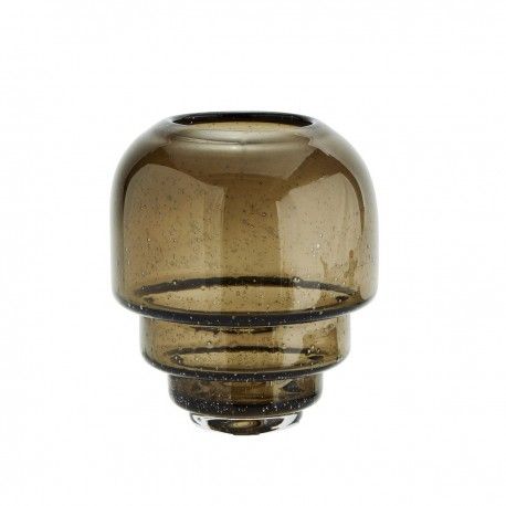 Glass vase w/ bubbles