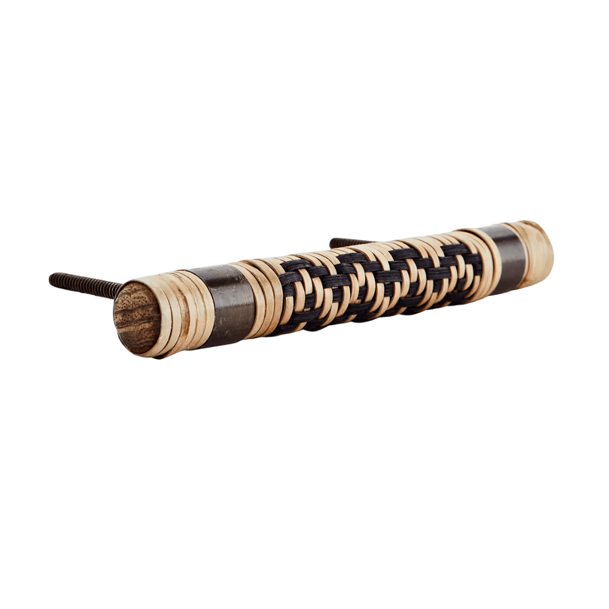 Door handle w/ rattan