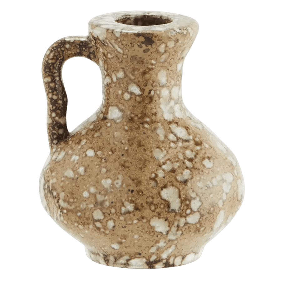 Stoneware candle holder