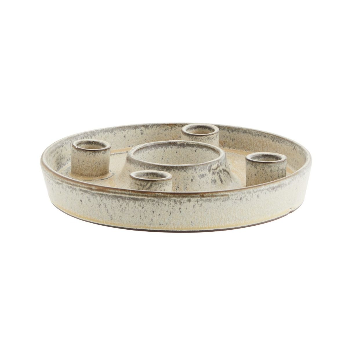 Stoneware candle holder