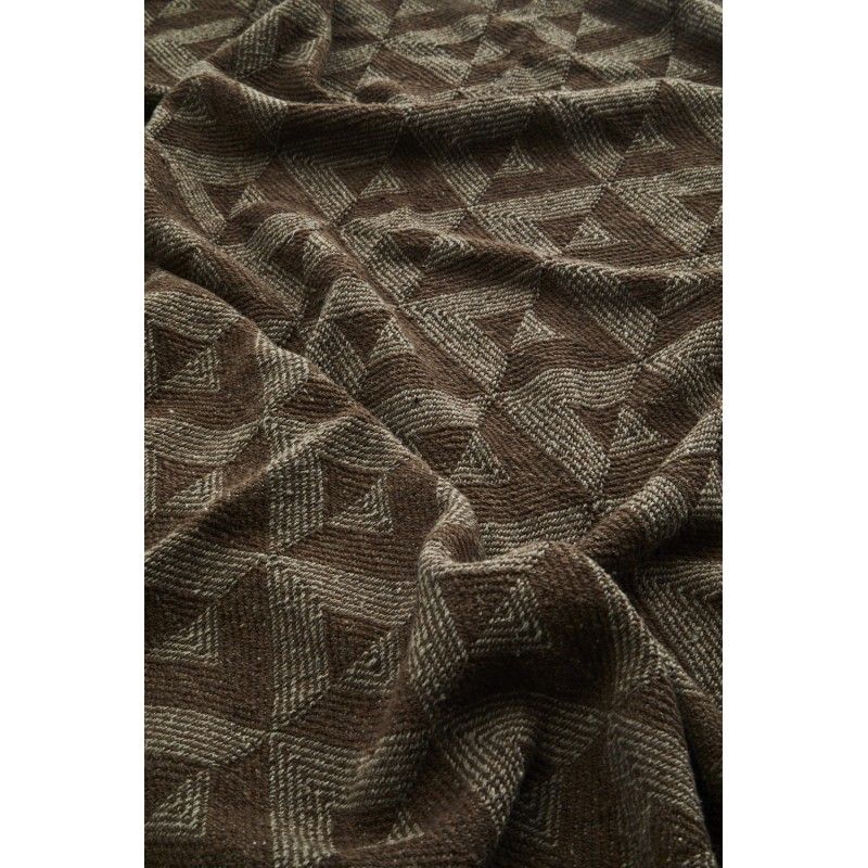 Recycled cotton throw