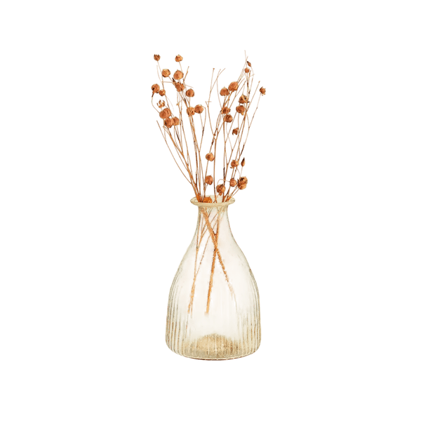 Recycled glass vase