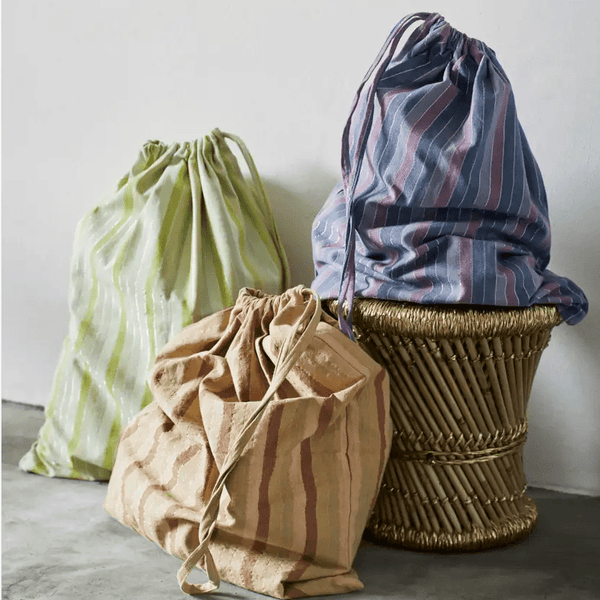 Pampas stools w/ gold